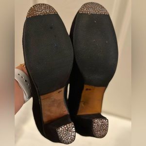 Black Flamenco Dance Shoes Size 7